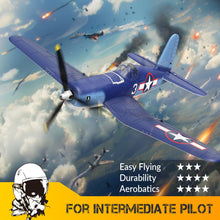Load image into Gallery viewer, RC Planes for Adults, 4 Channel RTF F4U Corsair RC Airplanes Fighters with 6-Axis Gyro, 3 Flight Modes and One-Key Aerobatic
