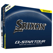 Load image into Gallery viewer, Srixon Q-Star Tour 6 Golf Balls, Tour Yellow
