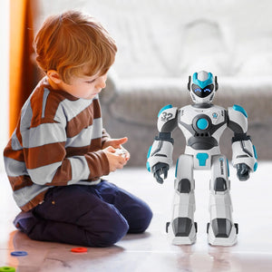 RC Robot Toys for Kids, Gesture Sensing Programmable Remote Control Smart Robot, Interactive Walking Singing Dancing Robot