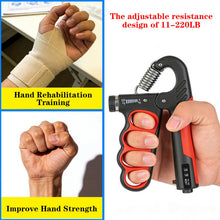 Load image into Gallery viewer, Hautrely 2PCS Hand Gripper Strengthener, 11-220LB Adjustable Resistance Grip Strength Trainer with Counter, Forearm Exerciser for Injury Recovery and Muscle Building (Pink)
