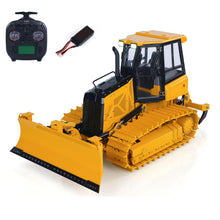 Load image into Gallery viewer, Metal 1/12 RC Hydraulic Bulldozer D3 Remote Control Engineering Vehicles 4CH Valve Construction Car Light Sound
