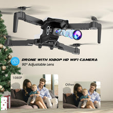 Load image into Gallery viewer, Drone With Camera 1080P for Kids And Adults, RC Quadcopter With Altitude Hold, Mini Drone With One Key Start, Waypoint Fly, Headless Mode
