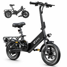 Load image into Gallery viewer, Electric Bike for Adults Teens, Folding Electric Bicycle, Commuter City E-Bike with 350W Motor and 36V 7.5Ah Battery,3 Levels Assist
