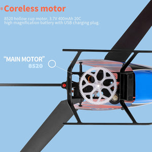 Remote Control Helicopter, 4 Channel RC Aircraft with 6-Axis Gyro, Altitude Hold, One Key Take Off/Landing, Include 3 Batteries
