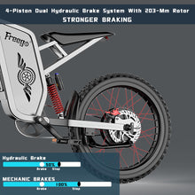 Load image into Gallery viewer, Electric Motorcycle for Adult, NX2 Pro Electric Dirt Bike 6000W(Peak) Motor 60V/35Ah Battery,50MPH/7Speed Off Road Electric (Light Blue)
