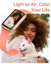 Load image into Gallery viewer, Amzhero Health Fitness Tracker with 24/7 Heart Rate, Blood Oxygen -Lemon Yellow
