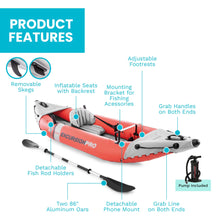 Load image into Gallery viewer, INTEX Excursion Pro K1 Inflatable Kayak 1-Person Set with Paddle &amp; Pump
