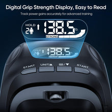 Load image into Gallery viewer, FitBeast Grip Strength Trainer Kit, Digital Grip Strength Tester with Adjustable Hand Gripper Strengthener &amp; Finger Exerciser, Track Progress for Fitness, Rehab &amp; Strength Building (Advanced 3-in-1 Kit)

