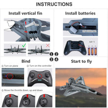 Load image into Gallery viewer, Remote Control, Easy to Fly RC Glider for Kids &amp; Beginners
