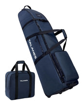 Load image into Gallery viewer, Talanes Golf Club Travel Bag with 2 Rolling Wheels for Airlines, Navy
