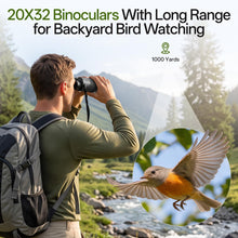 Load image into Gallery viewer, 20x32 Compact Binoculars for Adults Kids High Powered
