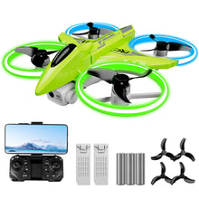Load image into Gallery viewer, Dwi Dowellin Drone with 1080P Camera for Kids,8.5"Remote Control Quadcopter with Brushless Motor,RC Drones for Boys and Girls Gifts Toys 8-12
