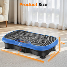 Load image into Gallery viewer, AXV Vibration Plate Fitness Platform Exercise Machine Vibrating Shaking Full Body Shaker Workout Vibrate Stand Shake Board Sport for Weight Loss Fat Burner for Gym Home Office
