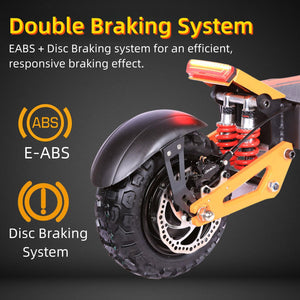Electric Scooter Adults 24mph, Up to 49 Miles Range, 48V/18A Battery, 1200W Motor Portable Folding Commuting Electric Scooter, 11" Pneumatic Tires