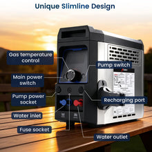 Load image into Gallery viewer, HCALORY Portable Propane Water Heater for Camping,Instant Hot &amp; Shower Pump
