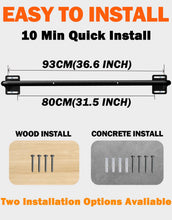 Load image into Gallery viewer, Fitarc Heavy Duty Wall Mount Pull Up Bar - Wall Mounted for 7-8ft Beams
