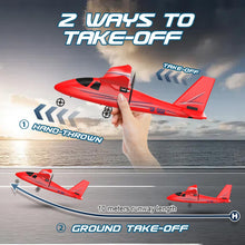 Load image into Gallery viewer, HRZPACT RC Airplane, 2.4GHZ Remote Control Airplane 2CH RC Plane, Hobby RC Airplanes Toy
