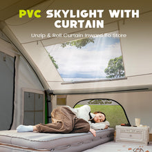 Load image into Gallery viewer, Inflatable Tent with Skylight &amp; Awning,Blow Up Tents for Camping,Hot Tent
