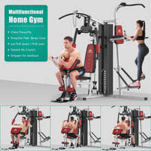Load image into Gallery viewer, ULTRA FUEGO Multifunctional Home Gym Equipment Workout Station (138lb Home Gym Station with Power Tower)

