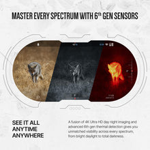 Load image into Gallery viewer, ATN Binox 6 Dual Thermal Imaging Binoculars, 384x288, Laser Rangefinder
