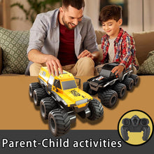 Load image into Gallery viewer, Amphibious RC Truck 1: 12 8WD, 2.4G Off Road Waterproof Large Remote Control Car for Boys, All Terrain RC Car Toys-Black
