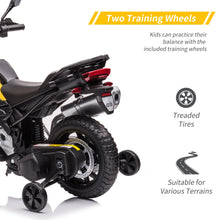 Load image into Gallery viewer, 12V 7Ah Electric Ride On Vehicle for Kids, Licensed BMW Motorcycle with 2 Speeds, Kids Motorcycle, LED Lights, Spring Suspension, Music
