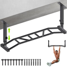 Load image into Gallery viewer, Kipika 48" Ceiling Mounted Pull Up Bar- Base Size: 8.3"x2"-Multi-Grip

