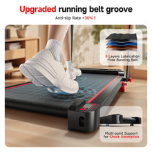 Load image into Gallery viewer, RHYTHM FUN Treadmill with Incline - Deep Black
