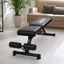 Load image into Gallery viewer, RitFit Adjustable/Foldable Utility Weight Bench for Home Gym, Weightlifting and Strength Training - Bonus Workout Poster with 35 Total Body Exercises
