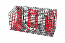 Load image into Gallery viewer, OceanBuilt Pinfish Trap – 24" x 11" x 11" Medium Bait Fish Trap – 1" Mesh Wire Trap with Dual Throats and Full-Length Baitwell – Saltwater Live Bait Trap for Pinfish
