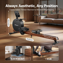 Load image into Gallery viewer, MERACH Pro-Grade Rowing Machines for Home - Black
