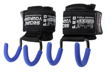 Load image into Gallery viewer, Best Weight Lifting Rod Hooks Heavy Duty Wrist Wraps (Blue, Women-Wrist Size Small/Medium)

