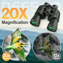 Load image into Gallery viewer, Deesoo 20x52 Binoculars for Adults High Powered - Green

