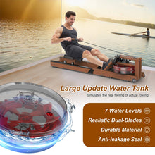 Load image into Gallery viewer, Water Rowing Machine for Home Use - Wooden
