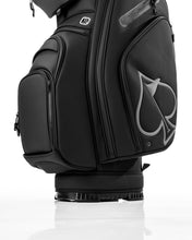 Load image into Gallery viewer, Pins &amp; Aces Cart Bag - 14-Way, Full Length Dividers, Single Strap - Velvet Lined (Black)
