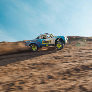 RC Truck Mojave GROM 4x4 Smart Small Scale Desert Truck, RTR (with Battery and Charger Included) Blue/White ARA2104T2