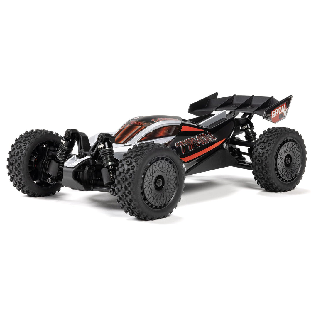RC Car Typhon GROM 4X4 223S BLX BRUSHLESS Small Scale Buggy RTR (Battery and Charger Not Included) with DSC, Silver