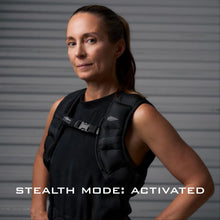 Load image into Gallery viewer, GORUCK 8LB Spy Ruck Women's Weighted Vest for Walking &amp; Running - Weight Vest for Women Fitness Training with Adjustable Fit, Low-Profile Design for Weight Loss - Black
