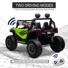 Load image into Gallery viewer, 24V 2 Seater 4WD Kids Ride On UTV for Big Kids, Side by Side 4x4 Ride on Off-Road Truck with Parent Remote Control, Green
