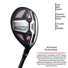 Load image into Gallery viewer, PGF Labs Lady Diamond BG-77 Complete Golf Club Package Set [14-Pieces][Flex: Regular][Hand: Right] [Length: Petite]
