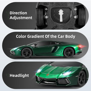 RC Car - 1:24 Scale Lambo Toy Car 3.7V 500mAh, LP700 Fast Remote Control Car for Boys 8-12, Rc Race Car Model