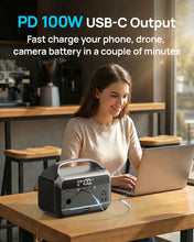 Load image into Gallery viewer, Daran Portable Power Station 600W with 80W Solar Panel
