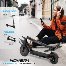 Load image into Gallery viewer, Foldable Electric Scooter for Adults with 300W Brushless Motor, 16 mph Max Speed, 8.5” Air-Filled Tires and 16 Mile Range
