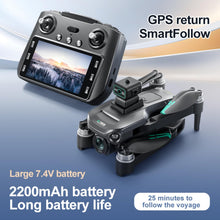 Load image into Gallery viewer, GPS RC Drone With With Screen On Controller, 4K EIS Camera, One Click Return, Tracking Function, LED Lights, 5G WiFi Image Transmission
