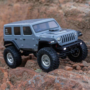 RC Truck SCX24 2019 Jeep Wrangler JLU CRC, Gray: 1/24 4WD RTR (Battery and Charger Included), AXI00002V3T3