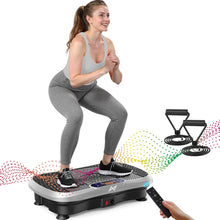 Load image into Gallery viewer, AXV Vibration Plate Fitness Platform Exercise Machine Vibrating Shaking Full Body Shaker Workout Vibrate Stand Shake Board Sport for Weight Loss Fat Burner for Gym Home Office
