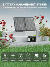 Load image into Gallery viewer, MARBERO Solar Powered Generator 88Wh, 120W Surge with 21W Solar Panel Kit

