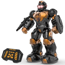Load image into Gallery viewer, Robot Toys for Kids, Programmable Remote Control Robot with Intelligent Gesture Sensing, Recharge (Brown)
