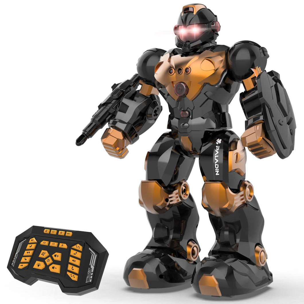 Robot Toys for Kids, Programmable Remote Control Robot with Intelligent Gesture Sensing, Recharge (Brown)
