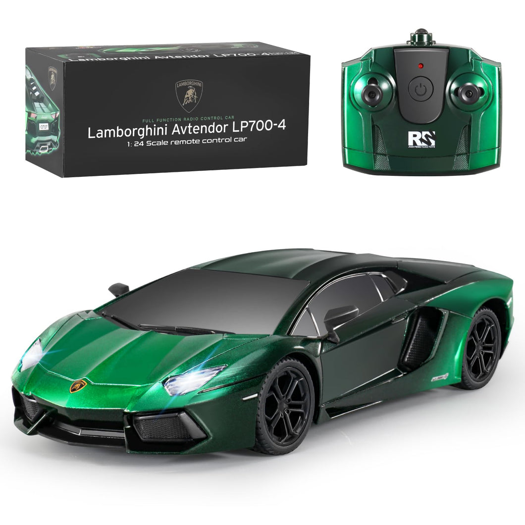 RC Car - 1:24 Scale Lambo Toy Car 3.7V 500mAh, LP700 Fast Remote Control Car for Boys 8-12, Rc Race Car Model